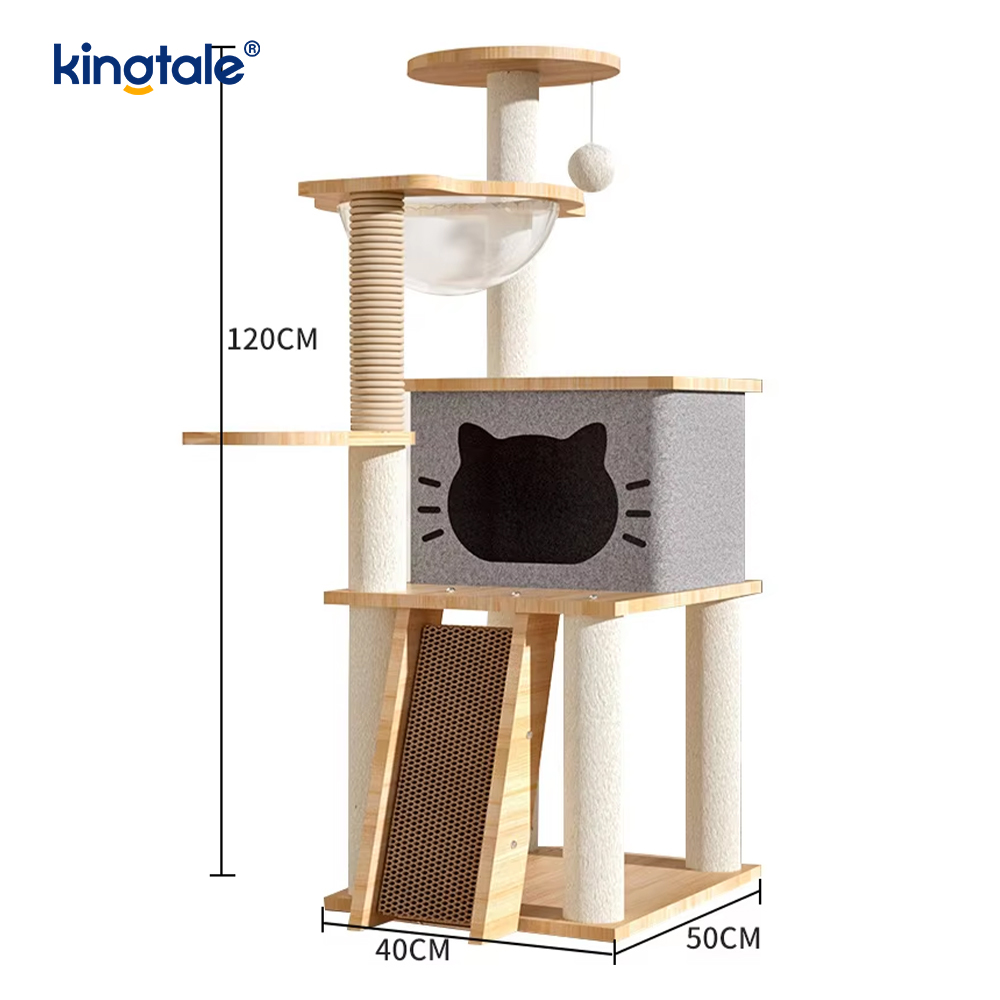 Pohon Kucing Felt MDF
