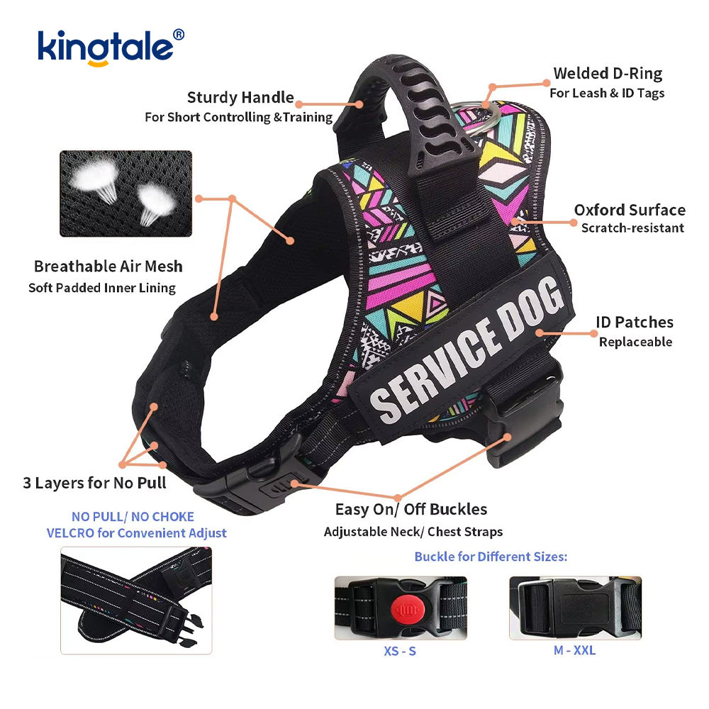 Harness Anjing Tugas Berat Reflektif