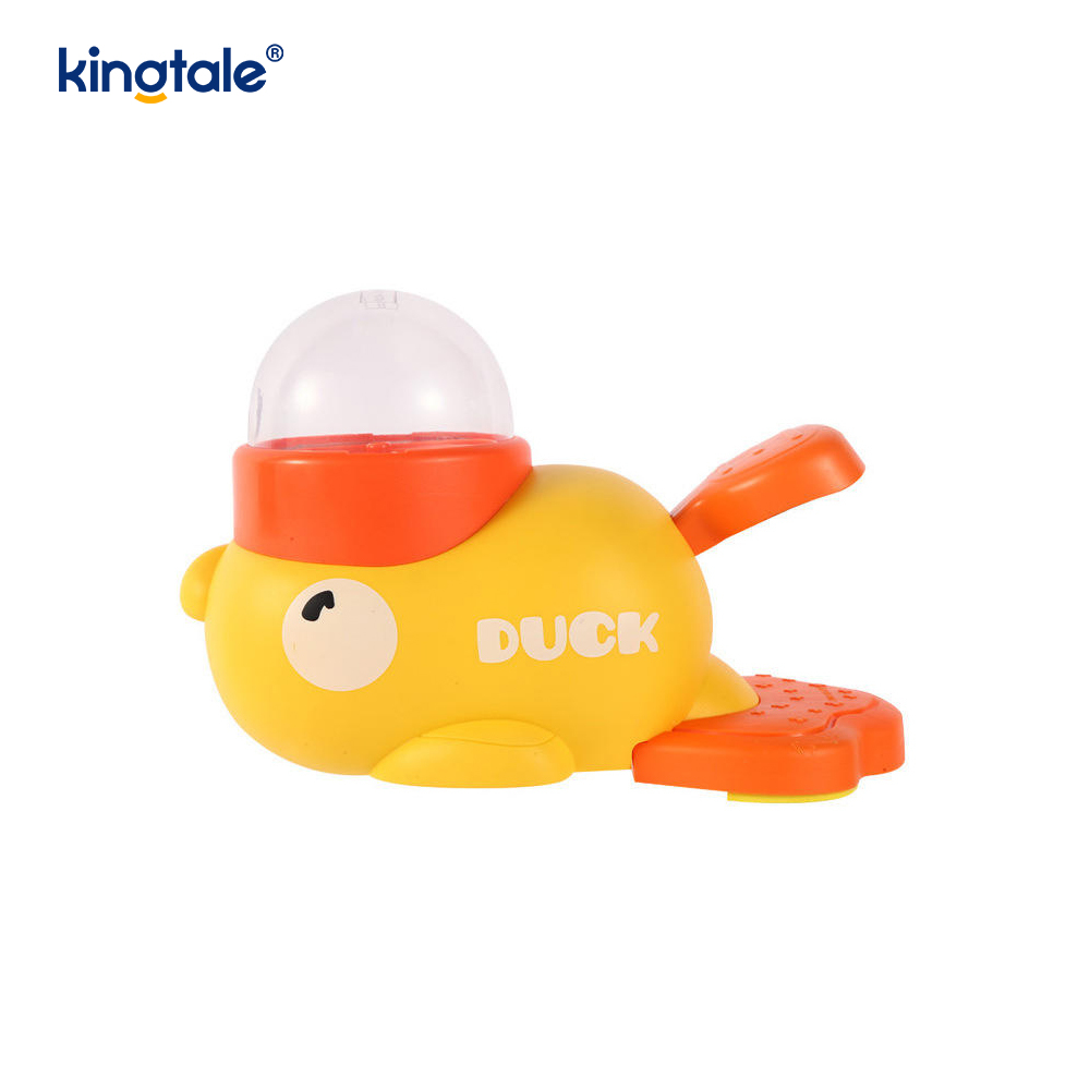 Pengumpan Hewan Peliharaan Bebek Kuning Kecil Mainan Anjing Interaktif Puzzle Makanan Pengumpan Lambat