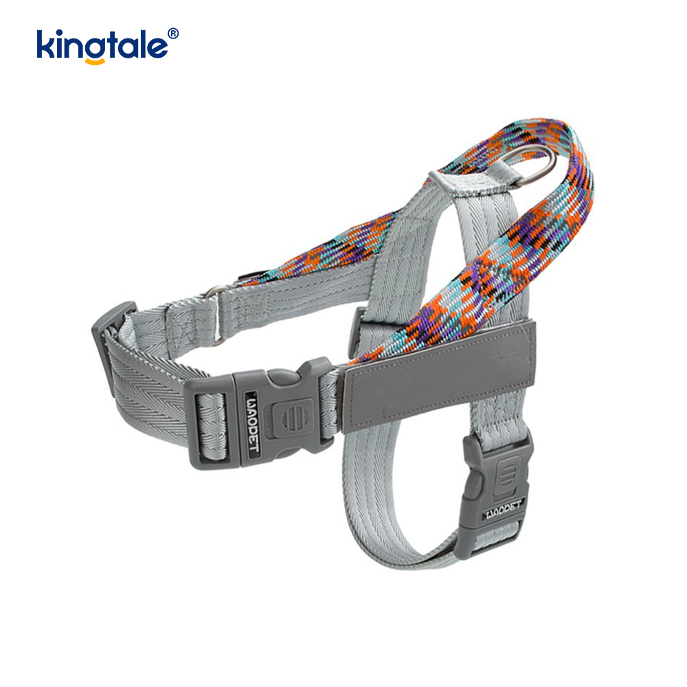 Mengembangkan Anyaman Nilon Kepang Sorot Harness Anjing Reflektif