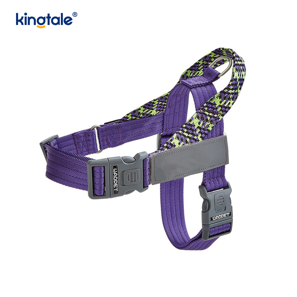 Mengembangkan Anyaman Nilon Kepang Sorot Harness Anjing Reflektif