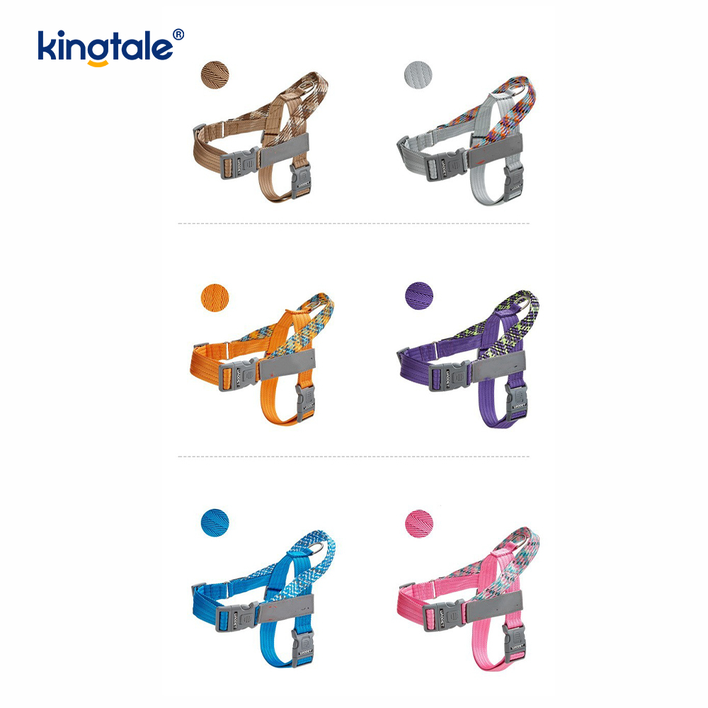 Mengembangkan Anyaman Nilon Kepang Sorot Harness Anjing Reflektif