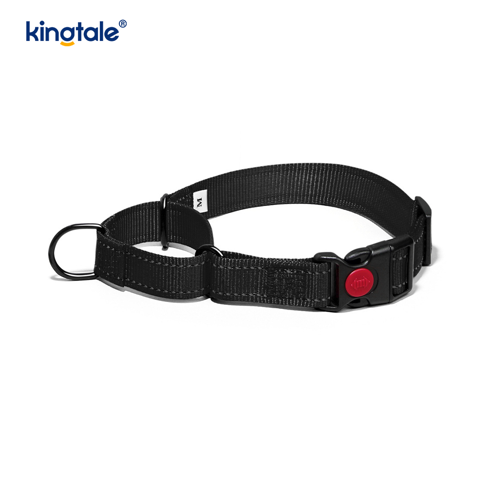 Kerah Anjing Martingale Nilon Dapat Disesuaikan Reflektif Tanpa Tarikan untuk Anjing S M A L L