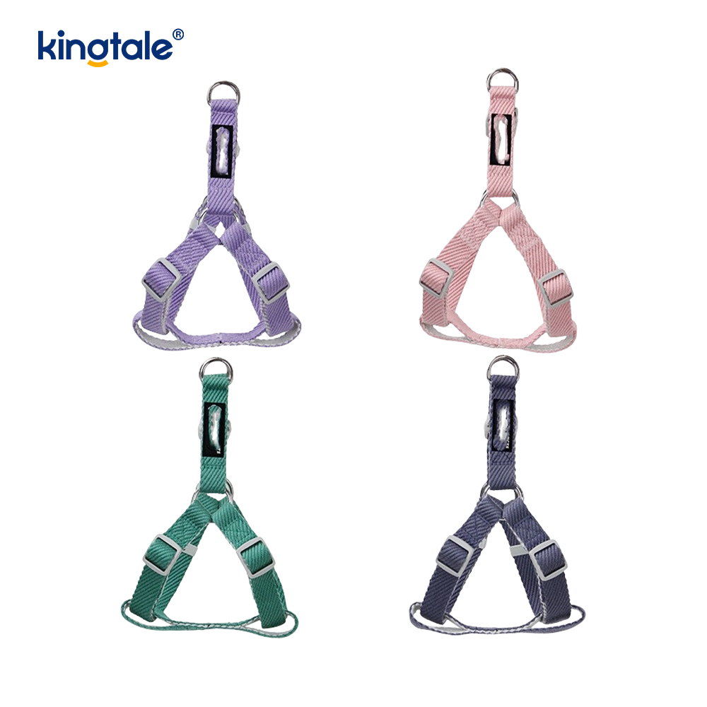 Set Tali Kerah Harness Anjing Pola Cetak OEM/ODM yang Dipersonalisasi