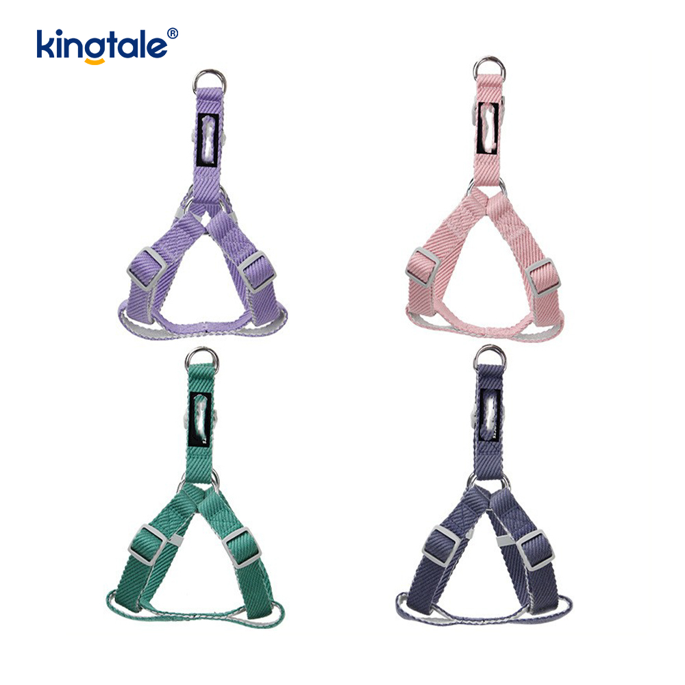 Set Tali Kerah Harness Anjing Pola Cetak OEM/ODM yang Dipersonalisasi