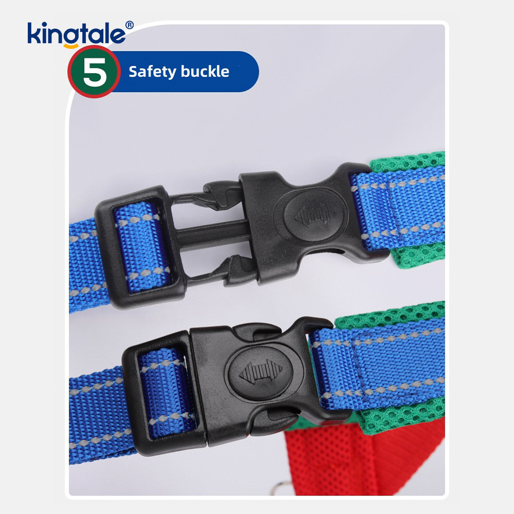 Set Paling Sedikit Harnes Anjing Peliharaan Reflektif Nilon Grosir Kustom yang Dapat Disesuaikan