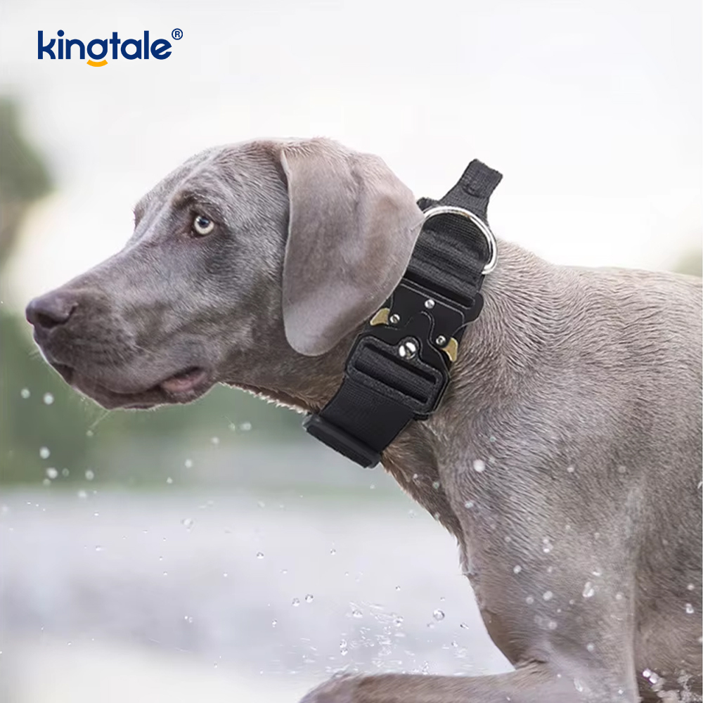 Set Harnes Tali Kerah Anjing Taktis Tugas Berat untuk Anjing Besar