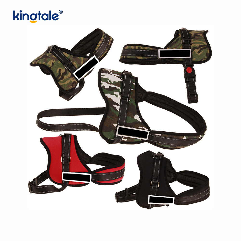 Harness Anjing Servis Tanpa Gesper Tarik untuk Anjing Sedang & Besar