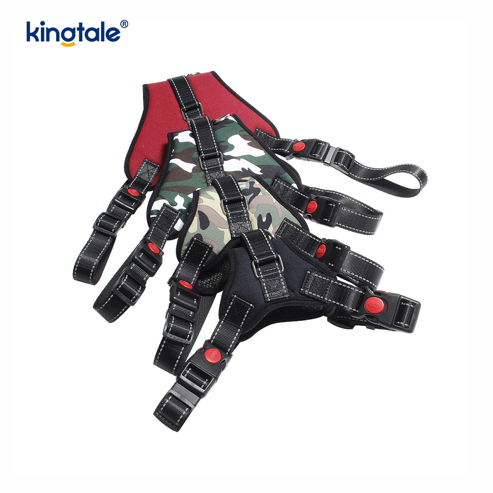 Harness Anjing Servis Tanpa Gesper Tarik untuk Anjing Sedang & Besar
