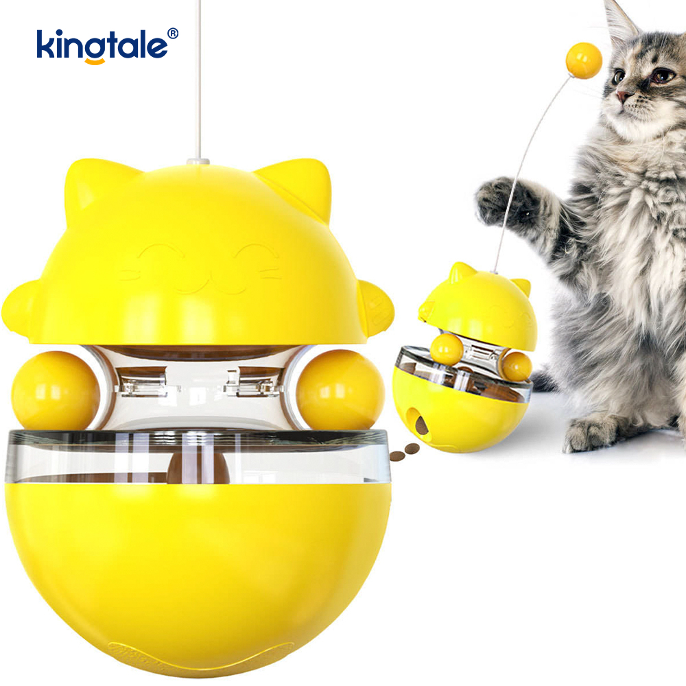 Mainan Kucing Interaktif Tumbler Menggoda Kucing dan Merindukan Bola Mainan Kucing Baru