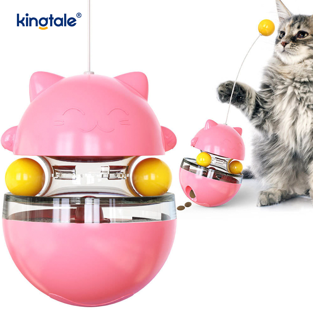 Mainan Kucing Interaktif Tumbler Menggoda Kucing dan Merindukan Bola Mainan Kucing Baru