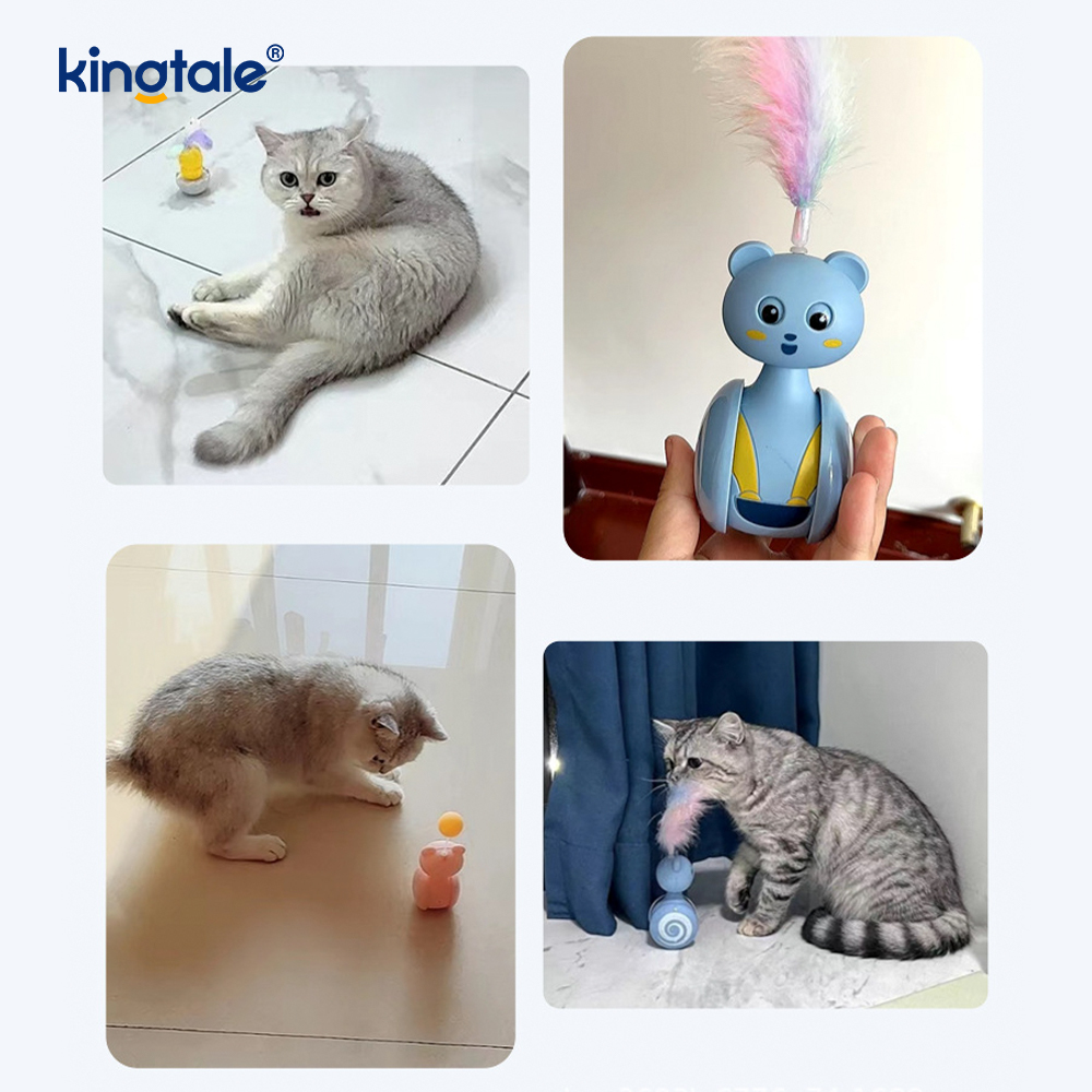 Mainan Anak Kucing Mainan Kucing Elektronik Interaktif Flopping Tease