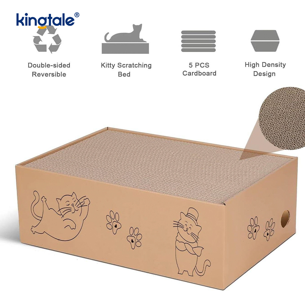 5 Bungkus dalam 1 Alas Gores Kucing dengan Kotak Cocok untuk Kucing 5 Bungkus dalam 1 Alas Gores Kucing dengan Kotak Cocok untuk Kucing