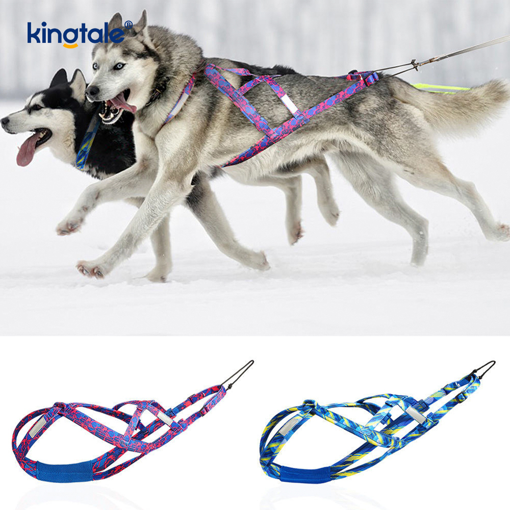 Anjing Menarik Husky Mushing Harness X Back Harness untuk Anjing